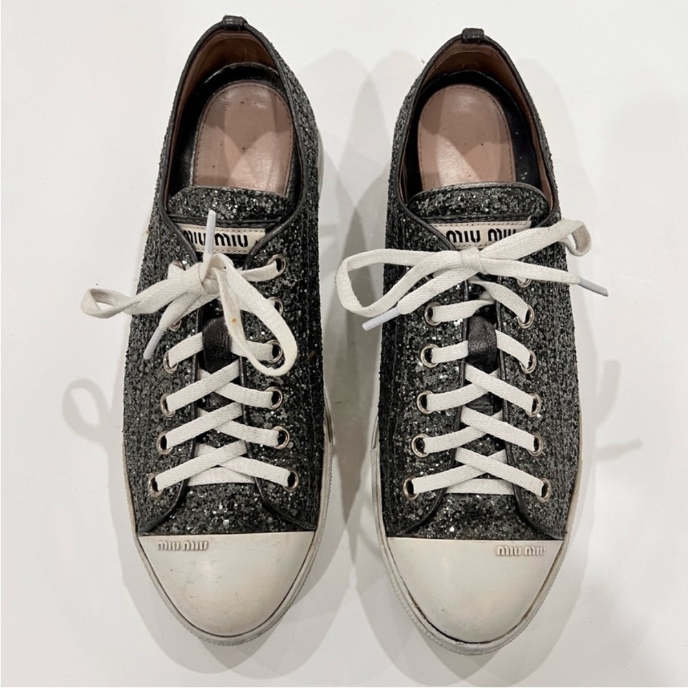 Miu Miu glitter sneakers EU 36.5
